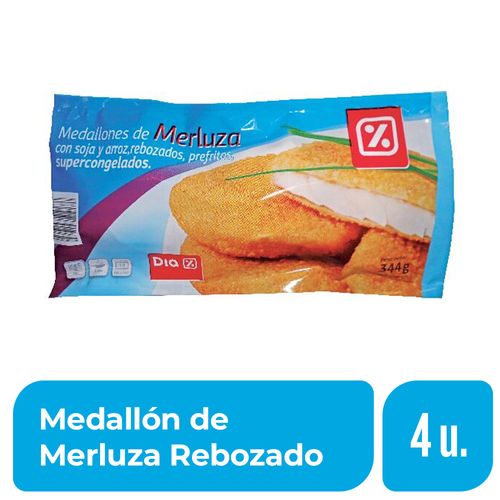 Medallón De Merluza Rebozado Dia 4 Ud.