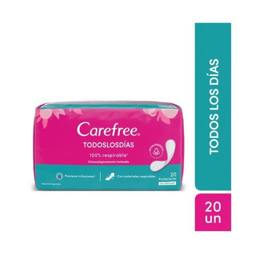 Protectores Diarios Carefree Todos Los Días X 20 Ud.