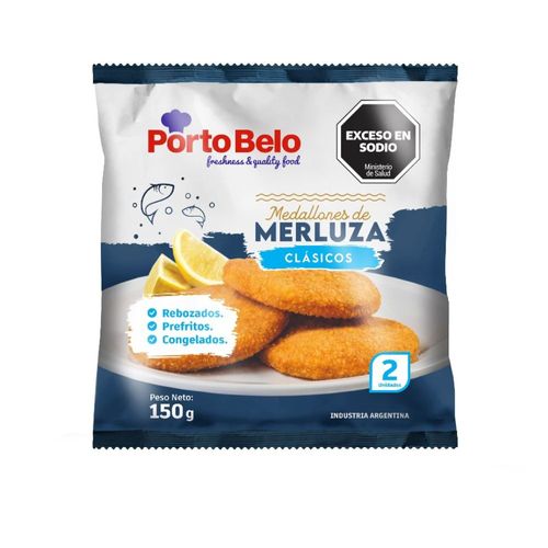 Medallon Rebozado Merluza Portobelo 2 Ud.