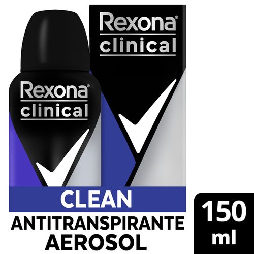 Antitranspirante Clean Men Rexona Clinical 150 Ml.