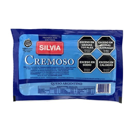 Queso Cremoso Silvia 1 Kg.