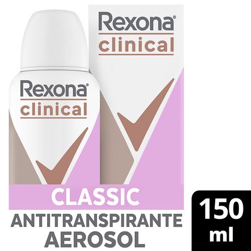 Antitranspirante Classic Women Rexona Clinical 150 Ml.