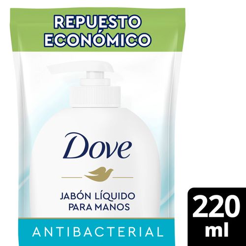 Jabón Líquido Para Manos Dove Antibacterial Cuida & Protege 220 Ml.