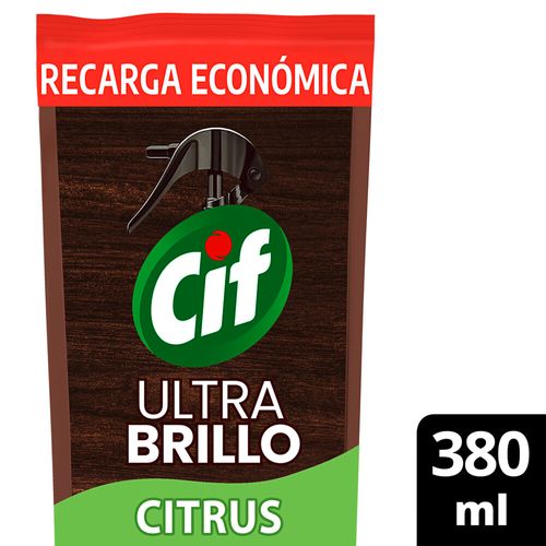 Limpiador Multisuperficies Cif Citrus Blend Ultra Brillo 380 Ml.