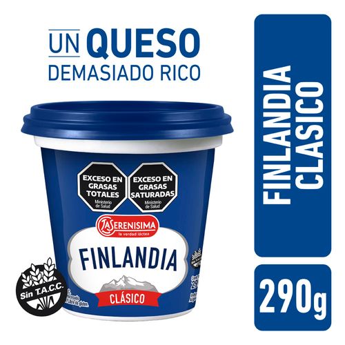 Queso Untable Finlandia Clásico 290 Gr.