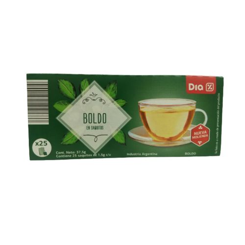 Té Boldo Dia En Saquitos 25 Ud.