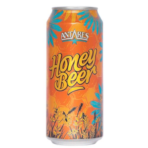 Cerveza Honey Lata Antares 473 Ml.