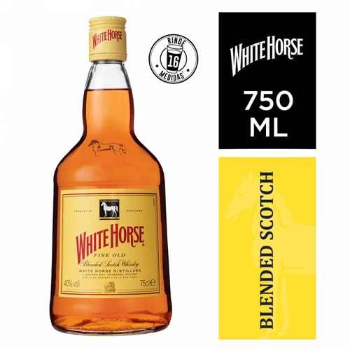 Whisky Blended Scotch White Horse 750 Ml.