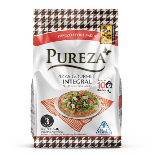 Premezcla para Pizza Integral Pureza 550 Gr.