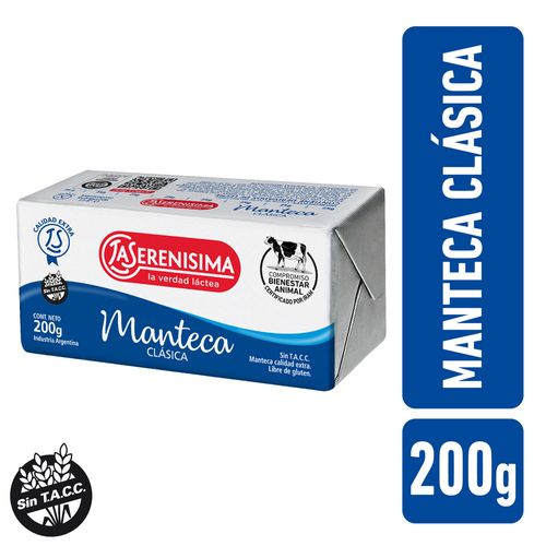 Manteca La Serenísima 200 Gr.