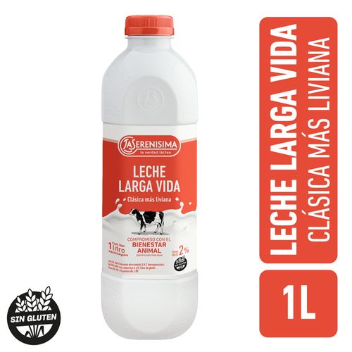 Leche Descremada La Serenísima Botella 2% 1 Lt.