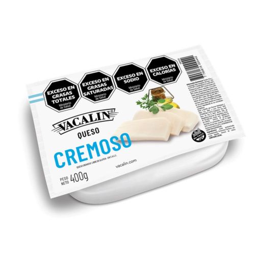 Queso Cremoso Vacalin 400 Gr.