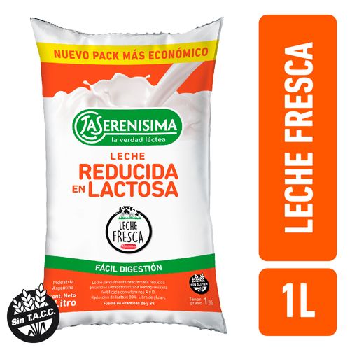 Leche Reducido En Lactosa La Serenisima 1 Lt.