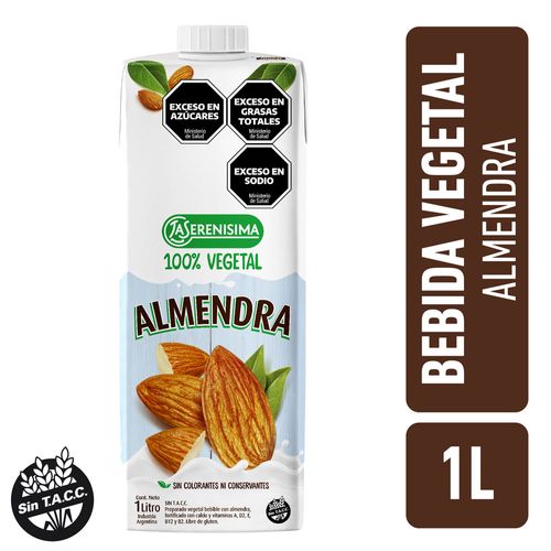 Bebida Vegetal Almendra 1 Lt.