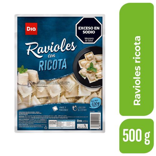 Ravioles Ricota Dia 500 Gr.