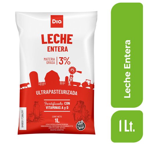 Leche Entera DIA Sachet 1 Lt.