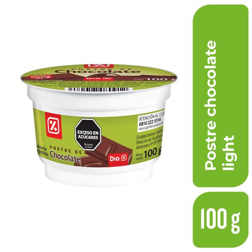 Postre De Chocolate Light Dia 95 Gr.