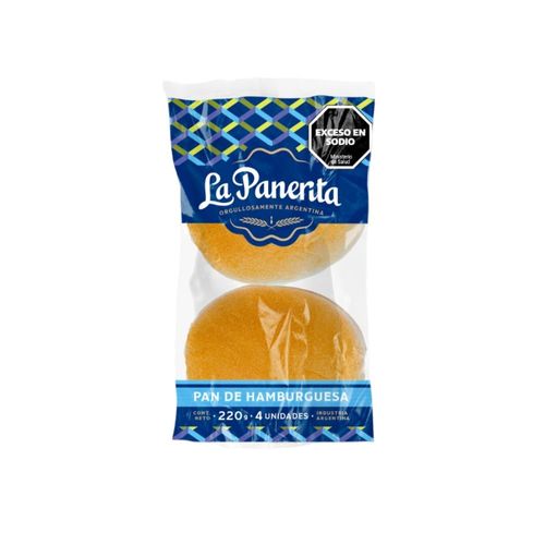 Pan Para Hamburguesa La Panerita 220 Gr.