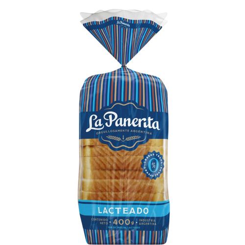 Pan De Molde Lacteado La Panerita 400 Gr.
