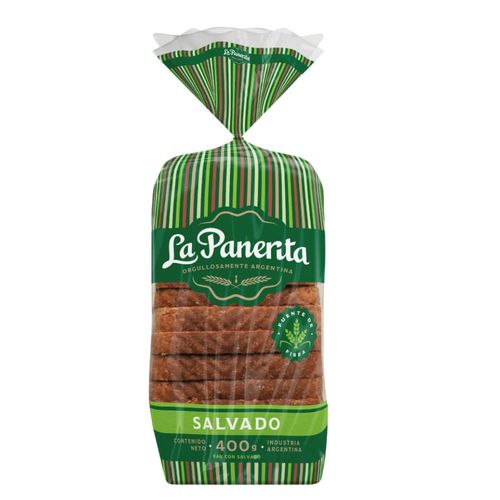 Pan De Molde Salvado La Panerita 400 Gr.