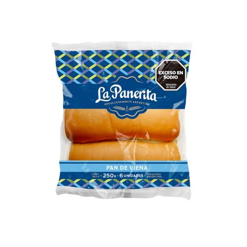 Pan De Viena Para Panchos La Panerita 250 Gr.