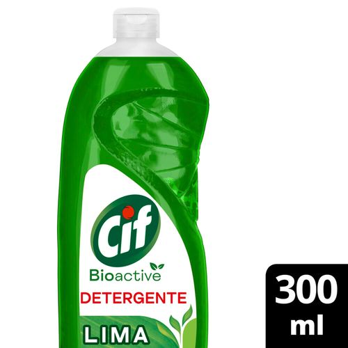 Detergente Cif Bioactive Lima Botella 300 Ml.