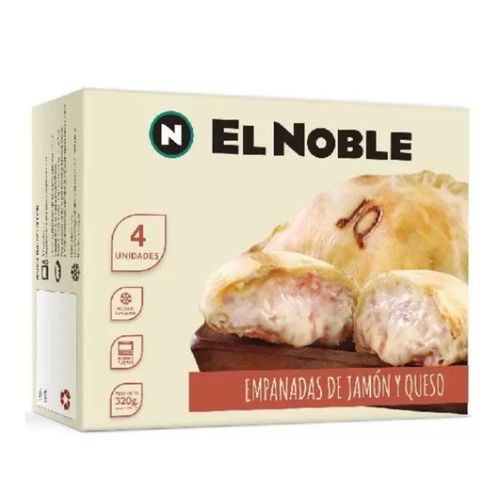 Empanadas de Jamón y Queso El Noble x 4 Ud.