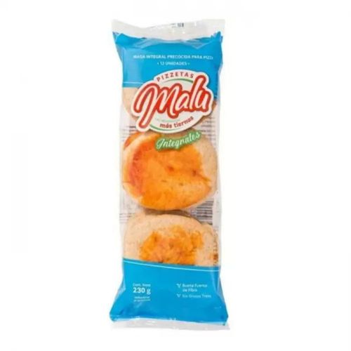 Pizeta Integral Tomate Malu 240 Gr.