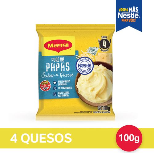 Puré De Papas 4 Quesos X 100 Gr.