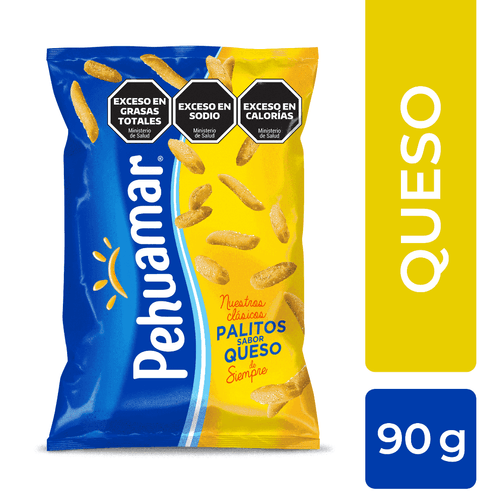 Palitos Sabor A Queso Pehuamar X 90 Gr.