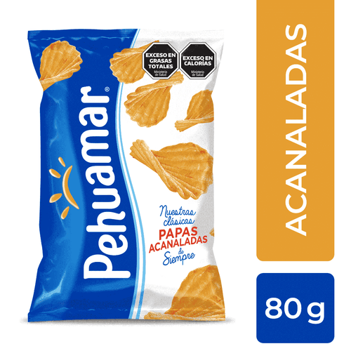 Papas Fritas Acanaladas Pehuamar X 80 Gr.