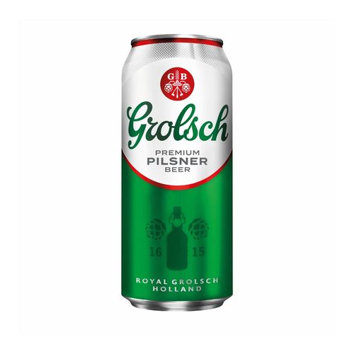 Cerveza Lata Grolsch 473 Cc.