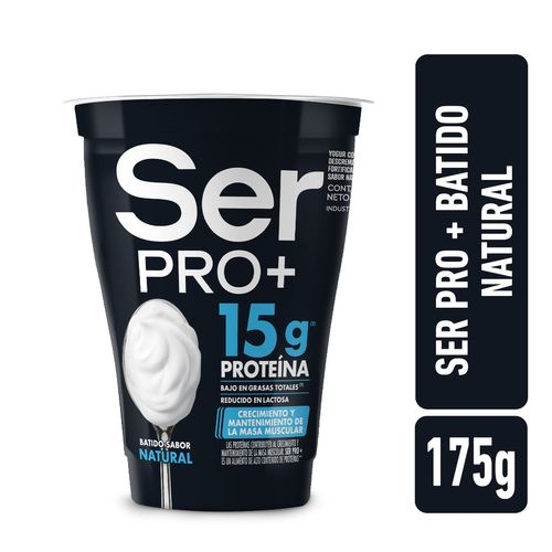 Yogur Batido Natural Protein Ser 175 Gr.