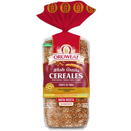 Pan Con Cereales Oroweat 600 Gr.