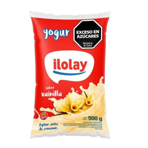 Yogur Bebible Parcialmente Descremado Vainilla Ilolay 900 Gr.