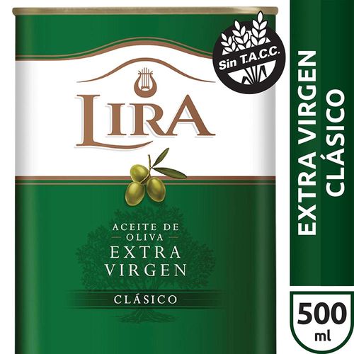 Aceite de Oliva Extra Virgen Lira 500 Ml.