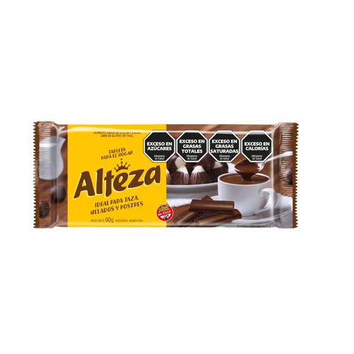 Chocolate Tableta Taza Alteza 90 Gr.