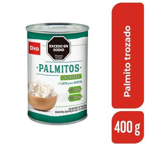 Palmitos En Trozos Dia 400 Gr.