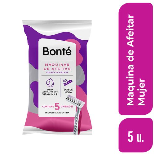 Maquina De Afeitar Mujer Bonte 5 Ud.