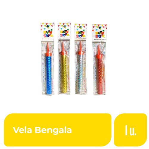 Vela Bengala Holografica Party Store 1 Ud.