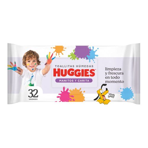 Toallitas Húmedas Huggies Manitos y Caritas 32 Ud
