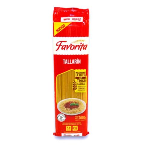 Fideos Tallarín Favorita 500 Gr.