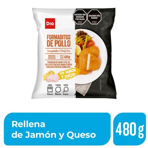 Suprema de Pollo Rellena de Jamón y Queso Dia 400 Gr.
