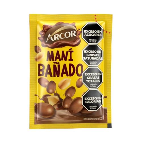 Mani Baño Chocolate Arcor 35 Gr.
