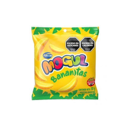 Caramelo Masticable Bananitas Mogul 30 Gr.