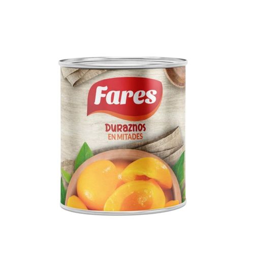 Durazno En Mitades Fares 820 Gr.