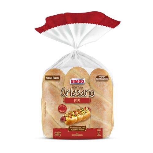 Pan De Papa Para Pancho Artesan 240 Gr.
