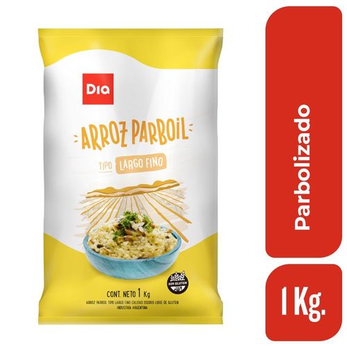 Arroz Parboil Largo Fino 00000 Dia 1 Kg.