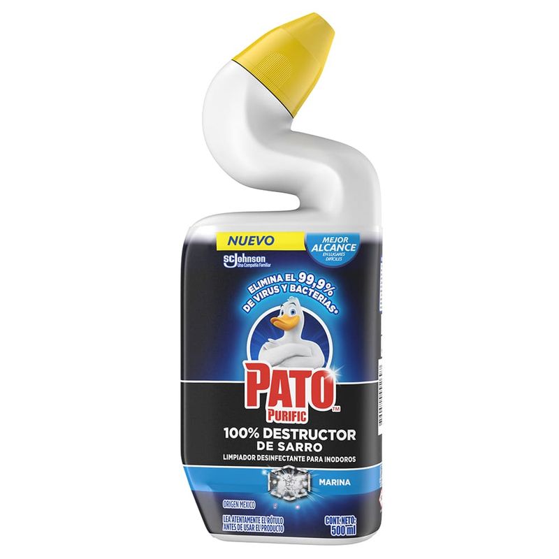 Limpiador-Desinfectante-para-Inodoro-Pato-Purific-100--Destructor-de-Sarro-Marina-500-Ml-_2