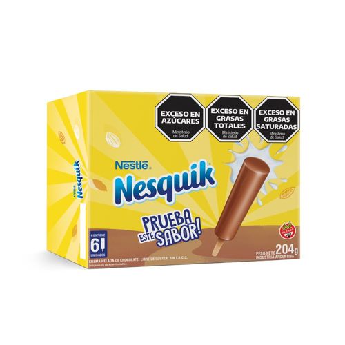 Helado Chocolate Nesquik 204 Gr.